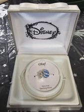 Pulseira Disney Sterling JCM Olaf & Crystal Blue Beads 925 w Silvertone comprar usado Pulseira Disney Sterling JCM Olaf & Crystal Blue Beads 925 w Silvertone comprar usado  Enviando para Brazil