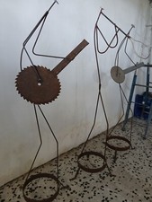 Sculture ferro musicisti usato  Sutri