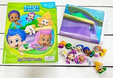Bubble Guppies My Busy Book Board Books Toy Figures Playmat Conjunto Brinquedos Infantis 2014 comprar usado  Enviando para Brazil