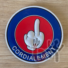 Ecusson cordialement pvc d'occasion  Gradignan