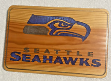 Placa de madeira maciça Seattle Seahawks feita à mão 15x10 | Envio rápido! comprar usado  Enviando para Brazil
