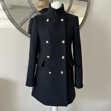 Zara coat navy for sale  BRISTOL