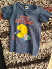 Usado, Camisa infantil pequena Atari Pac-Man original tamanho minúsculo 1982 muito rara comprar usado Usado, Camisa infantil pequena Atari Pac-Man original tamanho minúsculo 1982 muito rara comprar usado  Enviando para Brazil