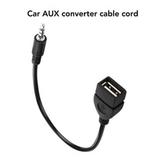 Jack AUX Audio 3.5mm para USB 2.0 MU cabo conversor fêmea para carro MP3 U lote de disco comprar usado  Enviando para Brazil