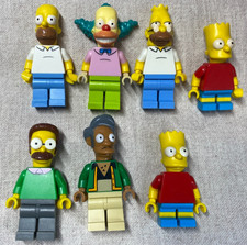Lote de 7 bonecos Simpson autênticos de minifiguras LEGO comprar usado  Enviando para Brazil