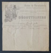 Invoice atelier marechalerie d'occasion  Expédié en Belgium