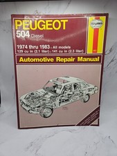 Peugeot 504 Diesel Owners Workshop Manual 1974-1980 Todos os Modelos Haynes 663 comprar usado  Enviando para Brazil