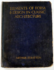 antique vintage book elements form design classic architecture arthur stratton comprar usado  Enviando para Brazil