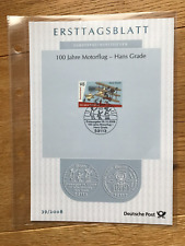 Ersttagsblatt 100 jahre gebraucht kaufen  Heroldsberg