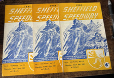 Sheffield 1961 speedway for sale  SHEFFIELD