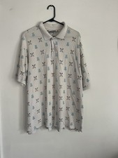 Camisa polo vintage Y2K Shady limitada Eminem branca tamanho XL máscara goleiro Jason comprar usado  Enviando para Brazil