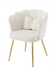 Cream modern velvet for sale  MANCHESTER