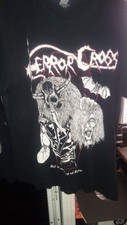 Camisa Terror Cross Sarcofago Mystifier Kreator, Hellhammer, Venom, Sabbat Sodom comprar usado  Enviando para Brazil