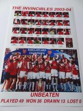 Arsenal Fc 2003-04 o invincibles Invicto Temporada A4 exclusiva Assinada Re-impressão comprar usado  Enviando para Brazil