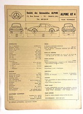 Ancienne fiche technique d'occasion  Giromagny
