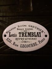 Ancienne plaque émaillée d'occasion  Toulon-