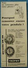 Publicité papier pendule d'occasion  Vif