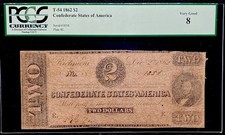 1862 confederate states for sale  Lawton