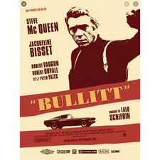 Bullitt affiche film d'occasion  Villeneuve-lès-Avignon