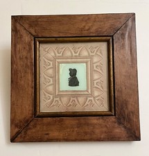 Retrato antigo em miniatura antigo de silhueta - MINÚSCULO! comprar usado  Enviando para Brazil