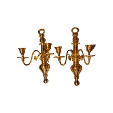 Brass candle wall for sale  ROCHESTER