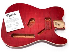 Guitarra elétrica TINY CRACK Fender Squier TELE BODY Flame Maple Top FMT vermelha 3,7 lb comprar usado  Enviando para Brazil