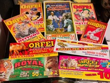 Flyers circo orfei usato  Nettuno