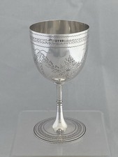 Sterling silver goblet for sale  LOWESTOFT