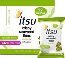 Itsu Crocante Wasabi Sabor Algas Marinhas Lanche Fino 5g - Pacote com 32 comprar usado  Enviando para Brazil