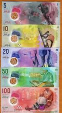 CONJUNTO Maldivas, 5-10-20-50-100 Rufiyaa, 2015-2018, polímero P-A26-26-27-28-29 UNC, usado comprar usado  Enviando para Brazil