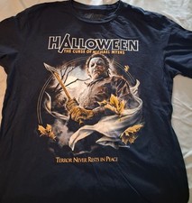 Halloween 6 - The Curse Of Michael Myers (FRIGHT RAGS/L) T-Shirt , usado comprar usado  Enviando para Brazil