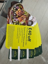 Waitrose vouchers value for sale  SWANSEA