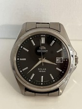 Relógio Orient Solar preto 10 barras, masculino, movido a energia solar, à prova d'água, usado comprar usado  Enviando para Brazil