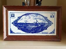 Vintage delft tile for sale  STOWMARKET