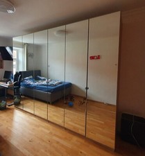Kleiderschrank spiegel weiß gebraucht kaufen  München