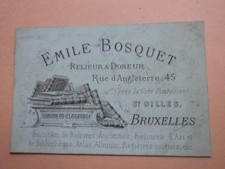 1880.trade card emile d'occasion  Expédié en Belgium