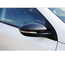 Espelho retrovisor lateral de fibra de carbono 2 peças acabamento para Volkswagen Jetta 2011-2018 comprar usado  Enviando para Brazil