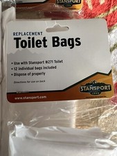 Usado, 7 Pçs Sacos de Banheiro de Substituição Stansport (84 sacos no total) Item #272 comprar usado  Enviando para Brazil
