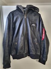 Alpha industries lederjacke gebraucht kaufen  Löbau