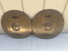 Zildjian ZBT 14" Hi-Hat Pratos Top Conjunto De 2 Pares 36 Cm Fabricado Nos EUA Turco Antigo comprar usado  Enviando para Brazil