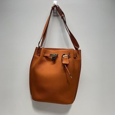 Bolsa de ombro feminina laranja com trava de seixo sem marca, usado comprar usado  Enviando para Brazil