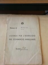 1942 licenza per usato  Pinerolo