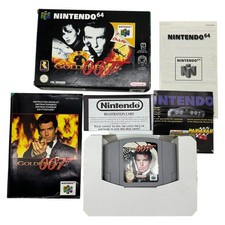 NINTENDO 64 N64 GOLDENEYE 007 JAMES BOND PAL CIB CAIXA COMPLETA MANUAL DO JOGO comprar usado  Enviando para Brazil