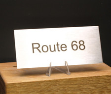 Gravur edelstahlschild 60x20 gebraucht kaufen  Nordstemmen