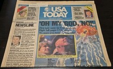 USA Today quarta-feira, 29 de janeiro de 1986 Challenger Explosion comprar usado  Enviando para Brazil