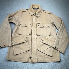 Usado, Jaqueta Polo Ralph Lauren Masculina Média Cáqui Campo de Safári Casaco de Campo Militar Exército comprar usado  Enviando para Brazil