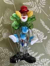 Glass clown paperweight for sale  SOLIHULL