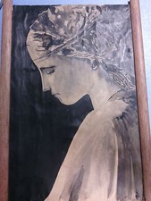 Vecchio antico dipinto usato  Italia