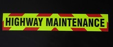 Placa de aviso fluorescente magnética e autoadesiva para manutenção de rodovias comprar usado  Enviando para Brazil
