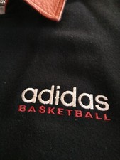 Używany, ADIDAS Basketball Men's Vintage 90's Wool/Leather Varsity/Bomber Jacket, MEDIUM na sprzedaż  PL